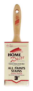 Linzer Home Decor 3 in. Flat Paint Brush