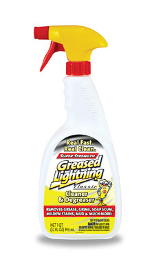 Greased Lightning Lemon Scent Cleaner and Degreaser 32 oz Liquid