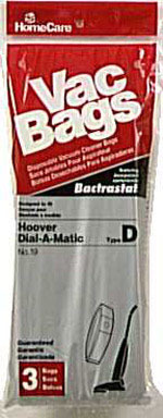 VAC BAG HOOVER "D" PK3