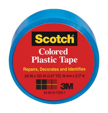 Tape Plast1.5xx125"blu3m