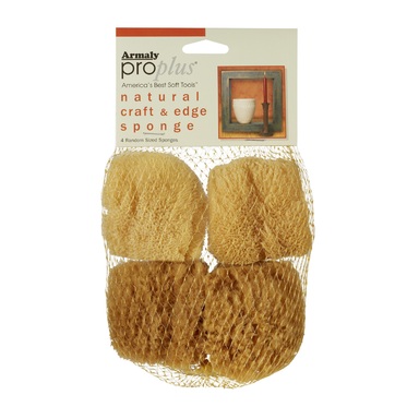 Sponge Faux 3-1/2x4" Pk4