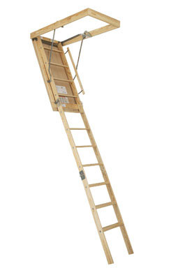 ATTIC LADDER10'WOOD 22 W