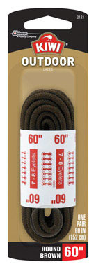 Kiwi Outdoor 60 in. Brown Boot Laces