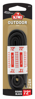 Kiwi Outdoor 72 in. Black Boot Laces