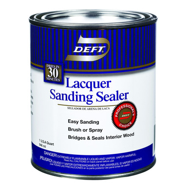 Deft Smooth Clear Oil-Based Lacquer Sanding Sealer 1 qt