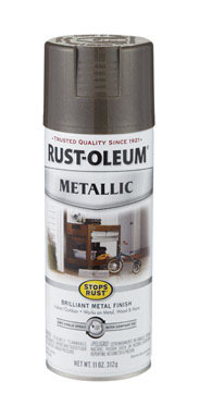 Rust-Oleum Stops Rust Dark Bronze Metallic Spray Paint 11 oz