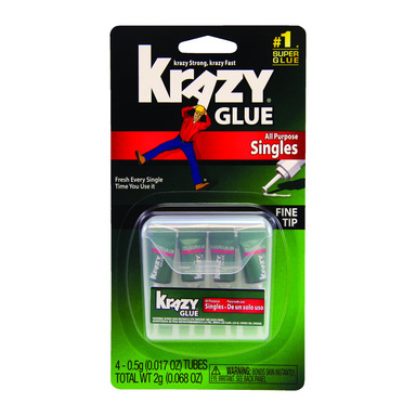 Krazy Glue Super Strength Polyvinyl acetate homopolymer All Purpose Adhesive 0.017 oz