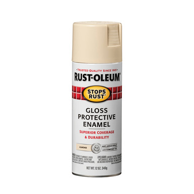 Rust-Oleum Stops Rust Gloss Almond Spray Paint 12 oz