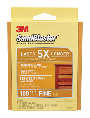 SANDPAD SANDBLSTR 180GR