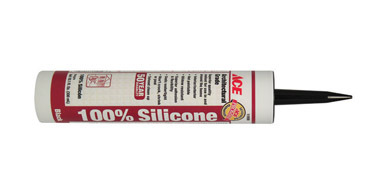 CAULK SILICONE BLACK ACE