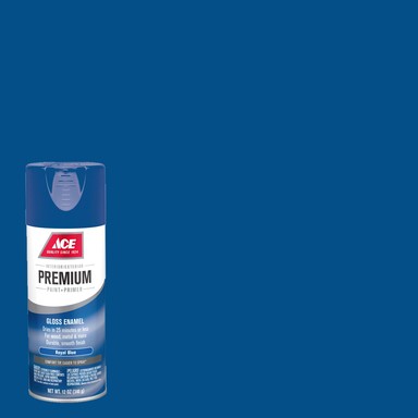 Ace Premium Gloss Royal Blue Enamel Spray Paint 12 oz
