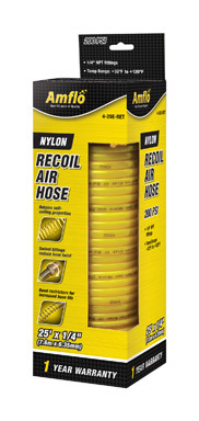 HOSE AIR 1/4"X25' RECOIL