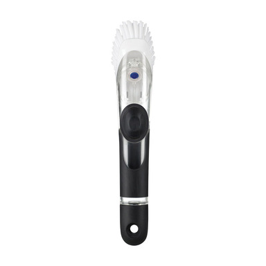 OXO Good Grips 1.25 in. W Plastic/Rubber Handle Soap Dispenser Dish Brush