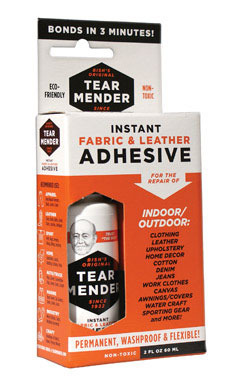 Tear Mender High Strength Liquid Fabric & Leather Adhesive 2 Oz