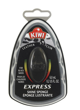 Kiwi Express Shine Black Shine Sponge Shoe Polish 0.23 oz