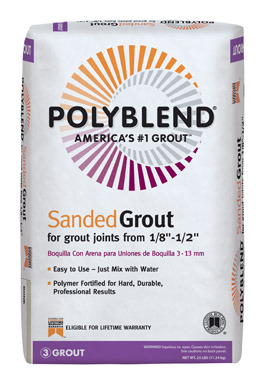 GROUT SANDED ANT WHT 25#