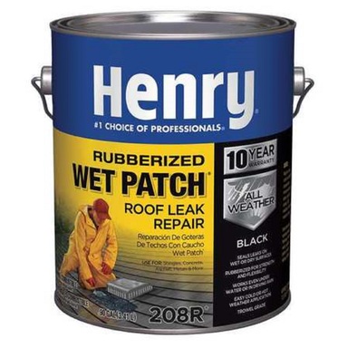 Henry Smooth Black Rubber Sbs Rubber Modified Roof Cement 1 gal