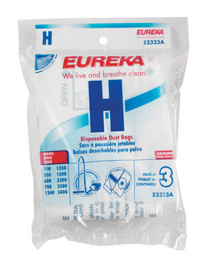 VAC BAG 3PK TYPE H EUREK