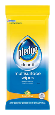 25CT Pledge Multi Wipes