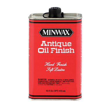 Minwax Transparent Satin Amber Oil-Based Acrylic Antique Oil Finish 1 pt