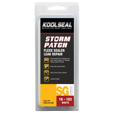 Kool Seal Smooth White Asphalt Elastomeric Roof Patch