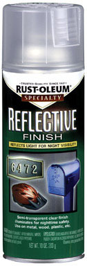 Rust-Oleum Specialty Semi-Transparent Clear Reflective Finish Spray 10 oz
