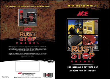 ACE RUST STOP CLR CARD