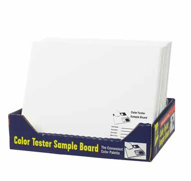 COLOR TESTER SAMPLE BOARD