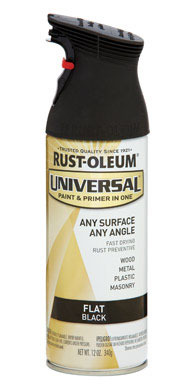 Universal Flat Black Spray 12oz