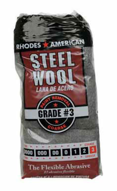 Rhodes American 3 Grade Coarse Steel Wool Pad 12 pk