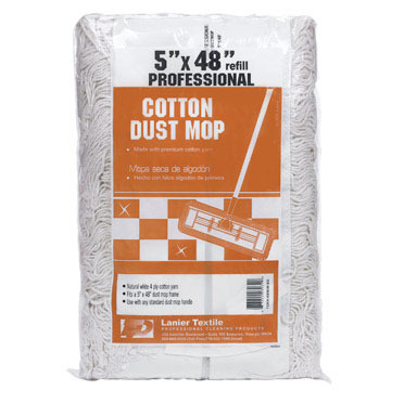 Elite 48 in. W Dust 4-Ply Cotton Mop Refill 1 pk