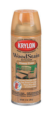 EXT WOOD STAIN HONEY12OZ