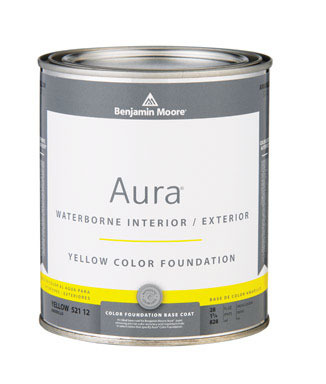 AURA INT/EXT YEL BASE QT