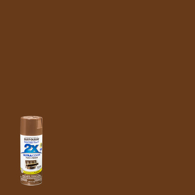 Rust-Oleum Painter's Touch 2X Ultra Cover Gloss Chestnut Paint + Primer Spray Paint 12 oz
