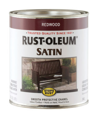 PAINT QT SAT REDWOOD R-O