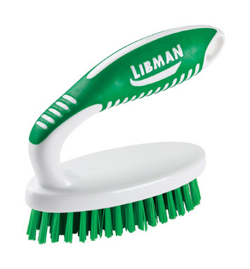 Libman Small Space 1.75 in. W Plastic/Rubber Handle Scrub Brush