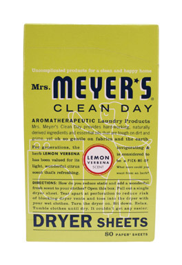 DRYER SHEETS LEMON 80CT