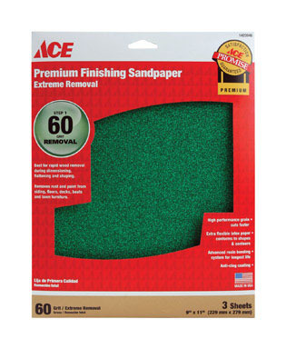 PREM SANDPAPER 60# 3PK