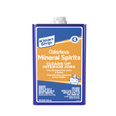 cleaning with mineral spirits