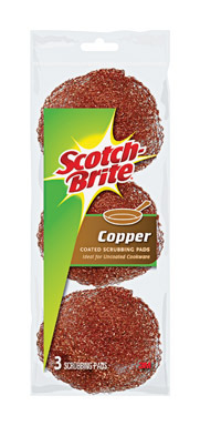 Scrub Pads Copper 3pk