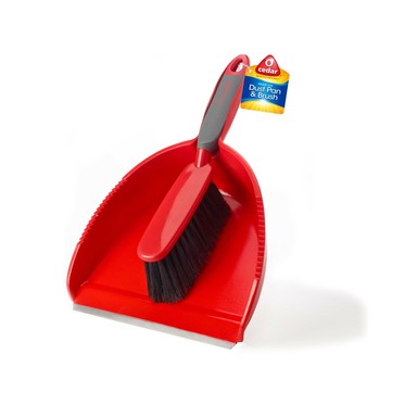 DUSTPAN & BRUSH SNAP-ON