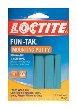Loctite Fun-Tak Low Strength Synthetic Rubber Mounting Putty 2 oz