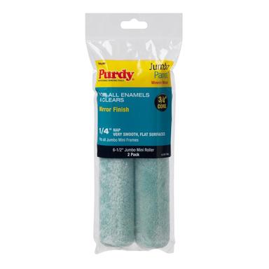 Purdy Parrot Mohair Blend 6.5 in. W X 1/4 in. S Mini Paint Roller Cover 2 pk