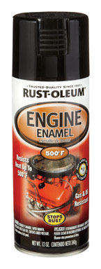 Rust-Oleum Stops Rust Gloss Black Engine Enamel Spray 12 oz