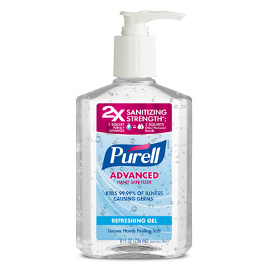 Purell Gel 8oz Hand Sanitizer