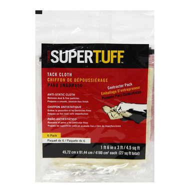 Supertuff Tack Cloth 6pk