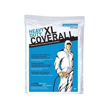 HOODED COVRALL LXL HVYDY