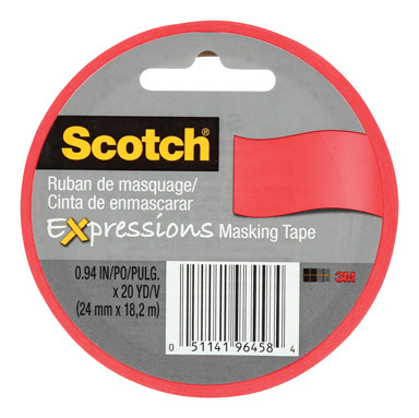 MSKG TAPE 20YD RED 3M