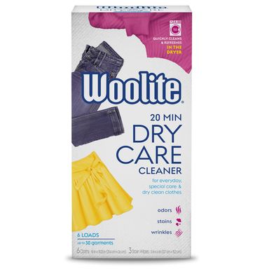 WOOLITE DRYCLNR CLOTH6CT