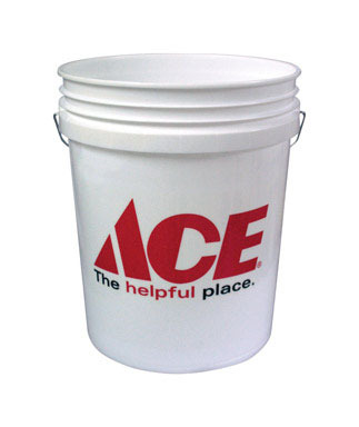 PLSTC BUCKET3.5G WHT ACE